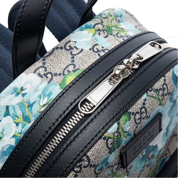 グッチ国内発■ハッピーブルーフラワー バックパック 546327 KU2QN 8493